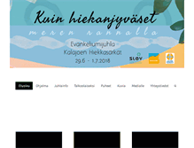 Tablet Screenshot of evankeliumijuhla.fi